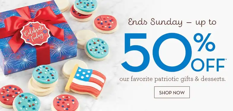 Ends Sunday! Up to 50% OFF Patriotic Collection